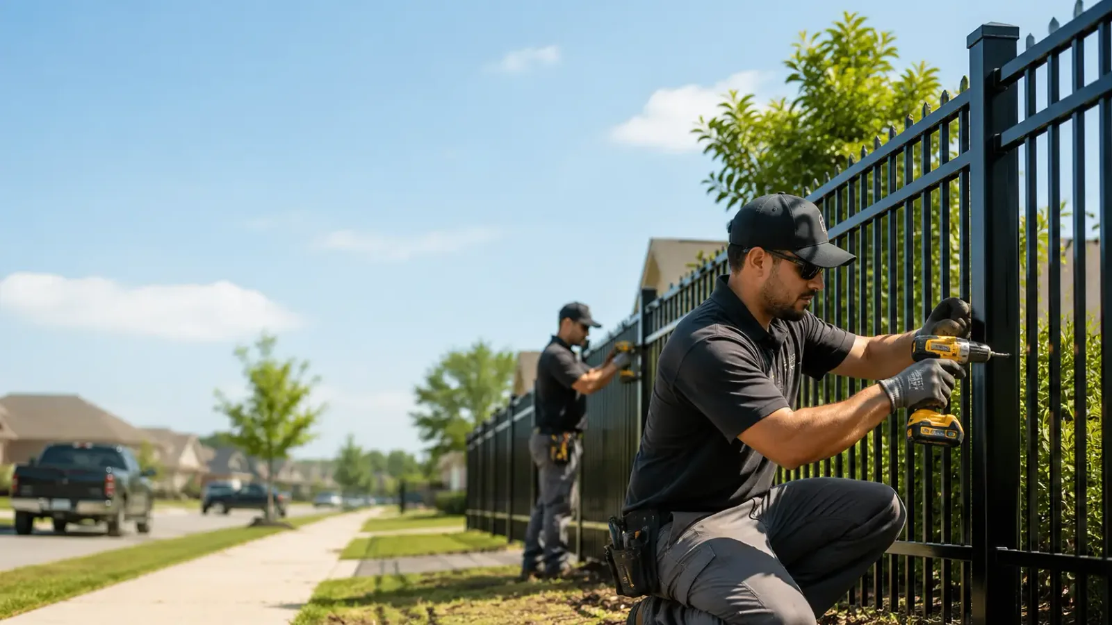 Metal Fence Installation in Middletown, IL